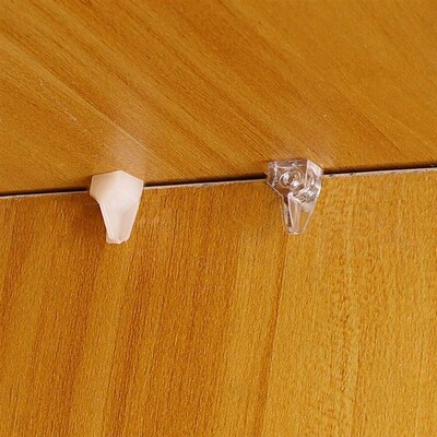 10/20pcs Transparent Shelf Studs Pegs Plastic Laminate Suppo