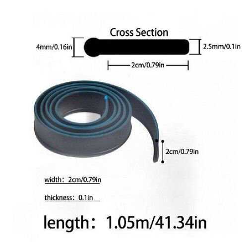 91AD Rubber Window Cleaning Tool Part Squeegee Shower