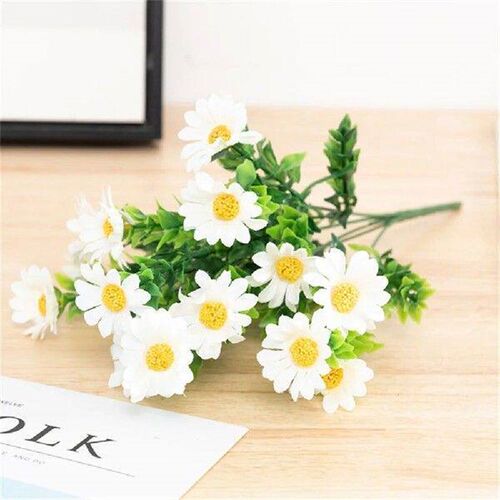 15 Heads Artificial Silk Daisy Flower Plastic Fake Plants