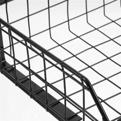 Cable Management Tray Large Black Under Desk Wire ganizer
