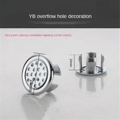 Sink Hole Overflow Cover Sink Hole Anti-crack Easy To