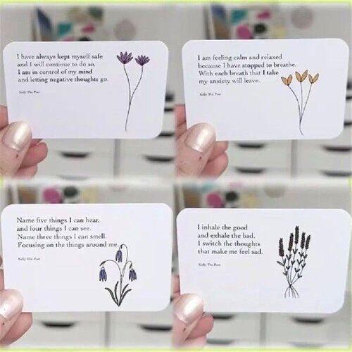 Paper Anxiety Relief Pocket Poems Anxiety-Relieving with