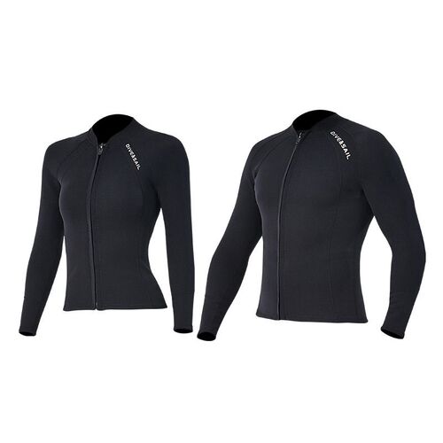 New 2MM diving suit split top long sleeve snorkeling suit co