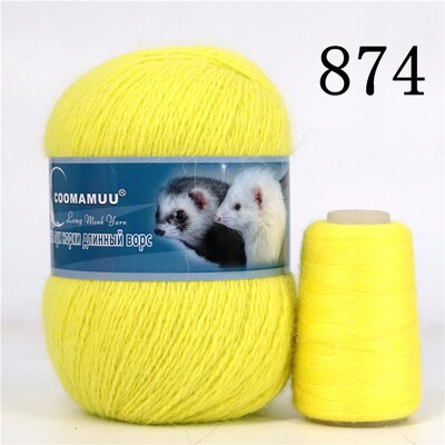 70G Best Quality Long Plush Mink Cashmere Hand Knitting Yarn