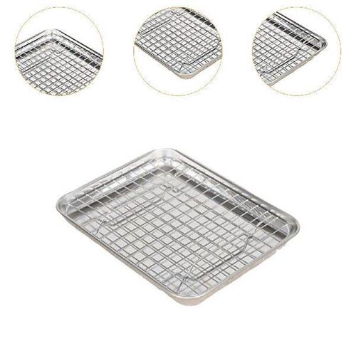 Baking Sheet with Rack Stainless Steel for Barbecue