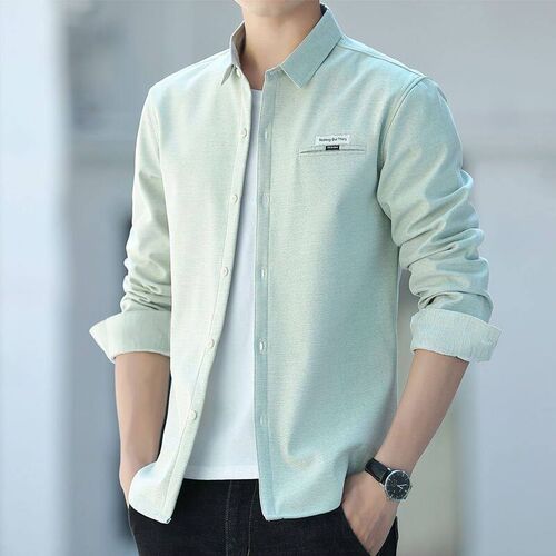 New Spring and Summer Shirt Mens Long-sleeved All-match Pro