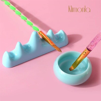 1set Professional Nail Brush Washing Equipment  Acrylic Liqu