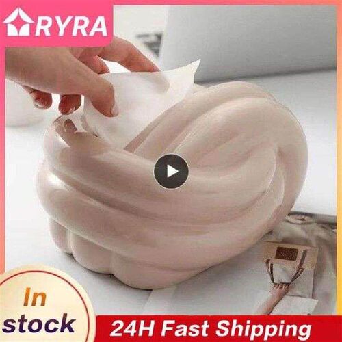 Light Luxury Ceramic Tissue Basket Multifunctional Tissue