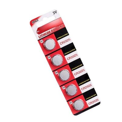 5pcs/10pcs CR2025 3V Lithium Cells for Portable Electronics