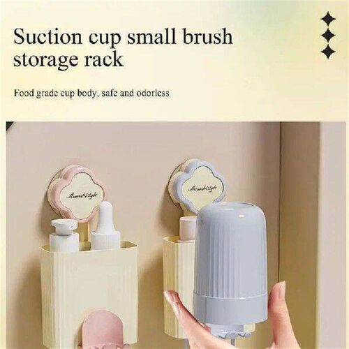 Suction Toothbrush Rack Toothpaste Holder Rack mouthwash