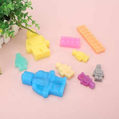 Block ice lattice mould robot chocolate robot cake mould bak