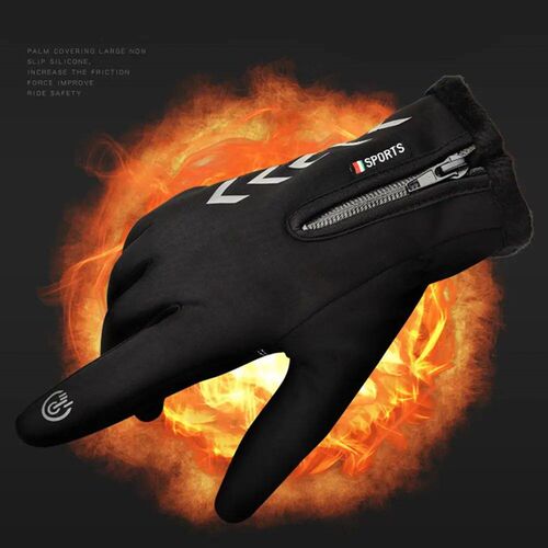 Waterproof Cycling Driving Mens Warm Gloves Winter Thermal G