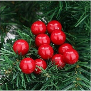 1000/50x Mini Artificial Berries Red Fake Berry Cherry Stame
