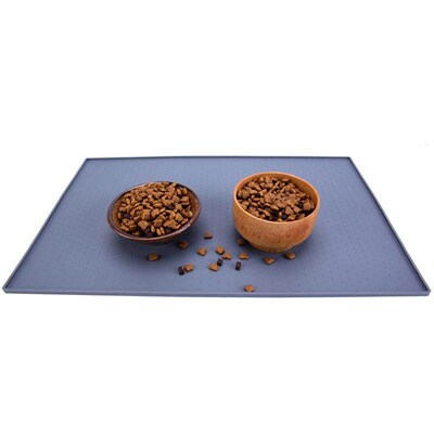 Dog Food Mat Silicone Pet Placemat Cats Bowl Pad Pet Feeding