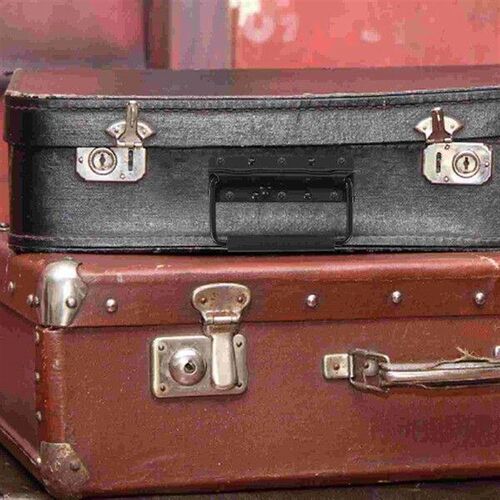 2 Pcs Spring Folding Handle Loaded Case Black Drawer Pulls