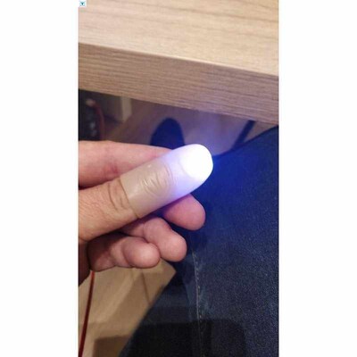 Finger light 1Pcs Magic Light Up Thumbs Fingers Trick