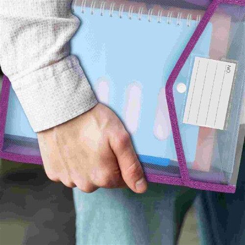 5 Pcs File Folders Three-dimensional Document Bag Wallets