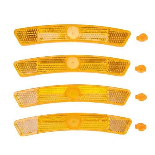 Bicycle Reflective Strips Spoke Reflector Garden Indoor 125*