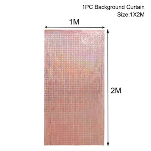 Party Background Curtain Sequin Backdrop Wedding Decor Baby