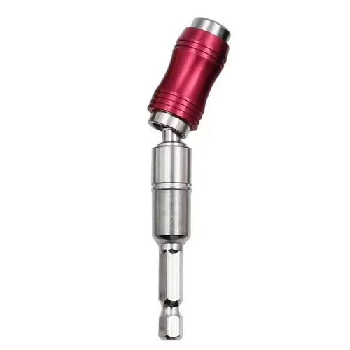 1PC Red 1/4  Pivoting Magnetic Screw Drill Bit Tip Holder Sc