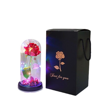 Beauty and the Beast Flannel Rose Lamp Glass Cover Eternal F