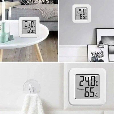 Mini Digital Thermometer Hygrometer Set Room Humidity Gauge