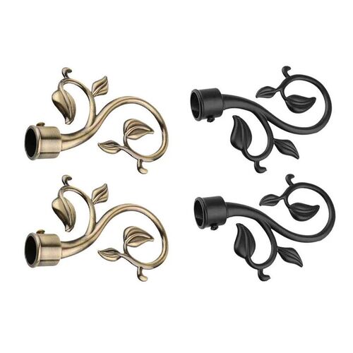 1 Pair Window Decorative Curtain Pole Finials Curtain Draper