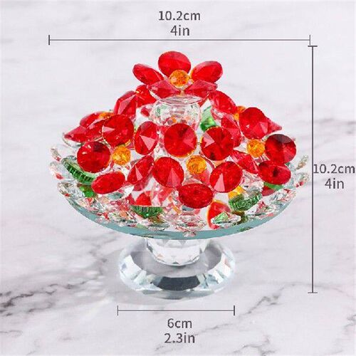 Creative K9 Crystal Flower Flower Pot Elegant And Beautiful