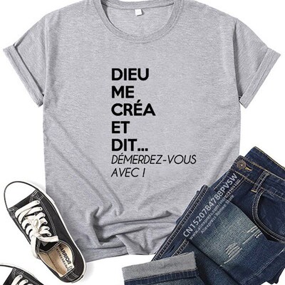 France Letter Dieu Me Cra Et Dit Dmerdez-Vous Avec