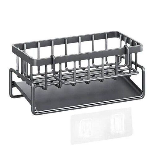 Kitchen Sink Caddy Organizer Stainless Steel Storage Rack