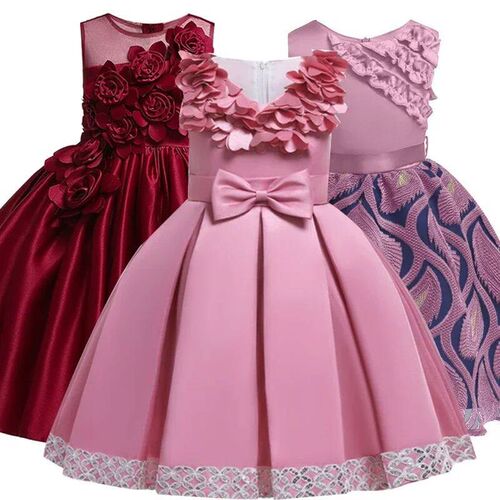 2023 Flower Girl Dress Elegant Princess Dress Kids Dress Gir