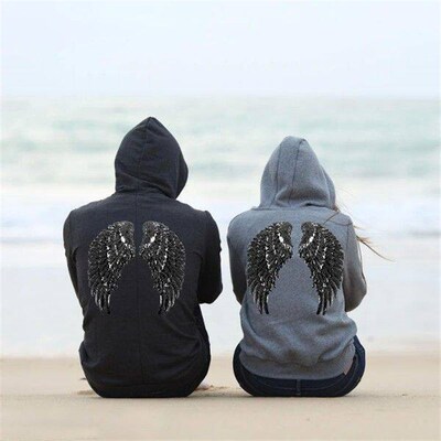 Angel Wings Sequin Patch Cloth Bling DIY Sewing Accessories