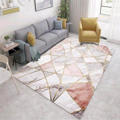 Nordic Marble  for Living Room Area Rugs Anti-slip bad