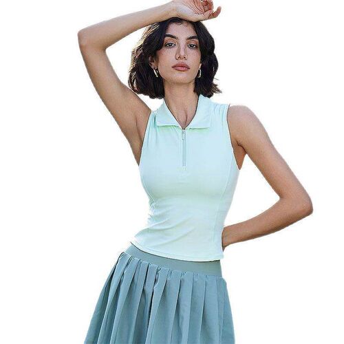 Sleeveless vest yoga suit, womens chest cushion,