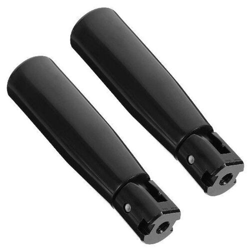 2Pcs Black Foldable Handle Rotating Knob Collapsible Grip