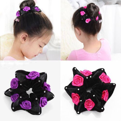 Girls Flower Bud Head Korean Childrens Hair Headdress Show