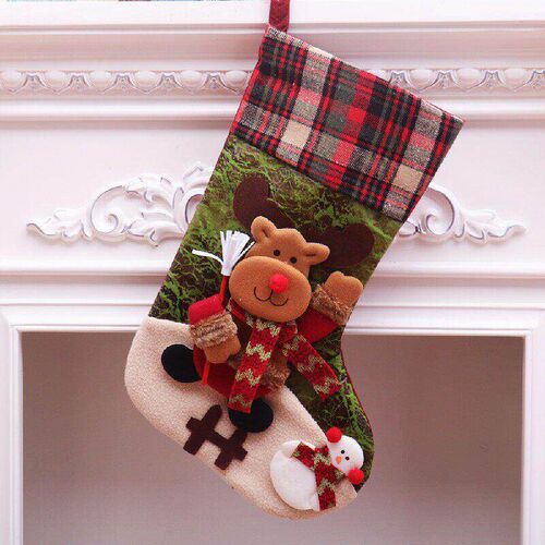 Christmas stocking decorations Santa stockings圣诞袜