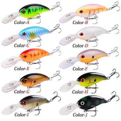10cm 14g Crank Fishing Lure Crankbait Swim Bait Isca Artific
