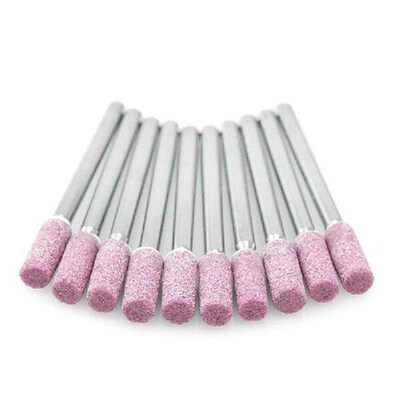 10Pcs Rotary Tool Abrasive Stone Points Electric Grinding