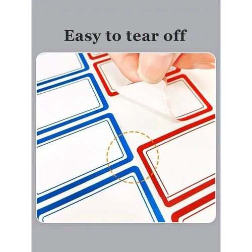Colorful Plain Name Tag Labels 1000 ers Name Tag ers 3 1/2X2