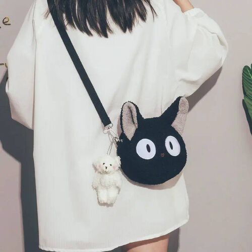 1pcs Japanese Style Kawaii Bag Women Cartoon Plush Shoulder