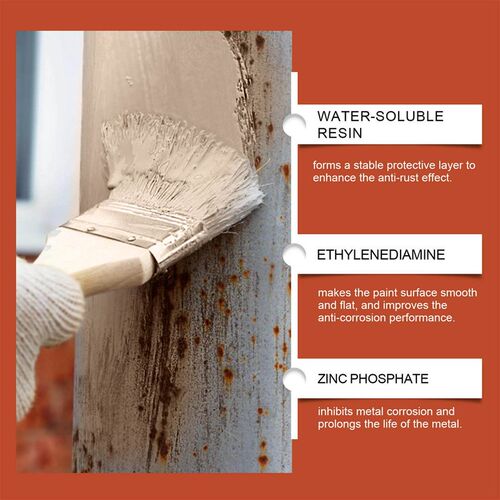 Jue-Fish Multi-Purpose Rustproof Paint, Metal Anti-Rust and