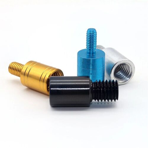 1PC/lot  Aluminum Zinc Alloy Landing Net Handle Thread Adapt