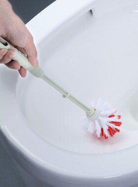 Toilet Bowl Brush and Holder Set Compact Tool Deep Cleaning