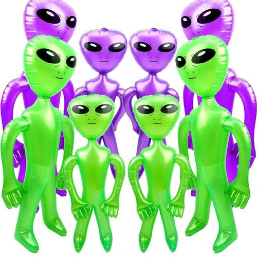 Toy Pvc Inflatable Alien Halloween Bar Decorations Large And
