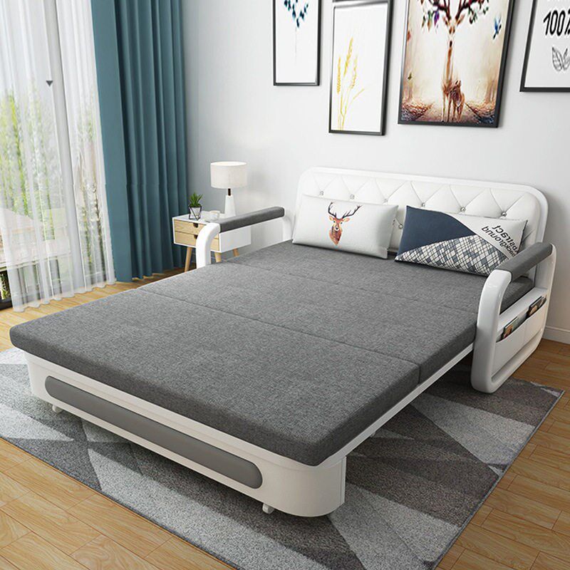 Sofa Bed Folding Simple Sofa Foldable Fabric Small Apartment图片