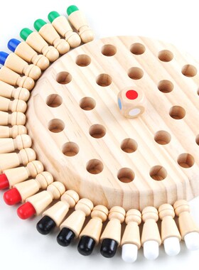Kids party game Wooden Memory Match Stick Chess Game Fun Blo
