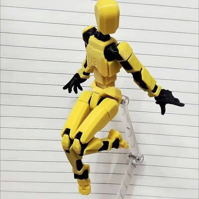 Multi-Jointed Movable Robot 2.0 3d Printed Mannequin Toy Ani