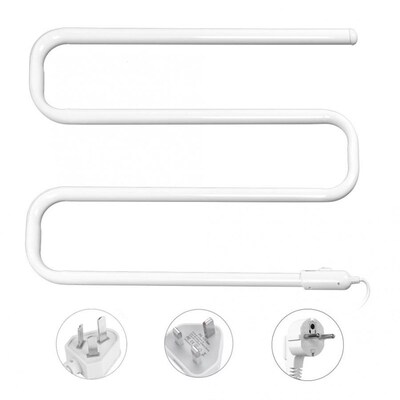 S Shape Drying Towel Rack Bathroom Clothes Dryer Racks Wall