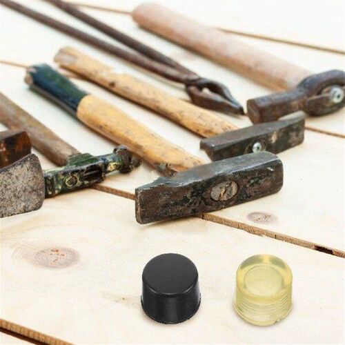 1 Pair Rubber Hammer Tips Replacement Striking Head Mallet